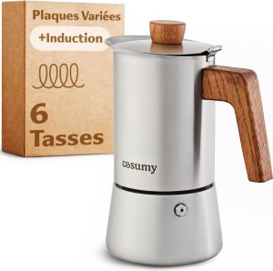 Cosumy Cafetière Italienne Inox 300 ml