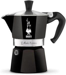 Bialetti Moka Color Noir 6 Tasses