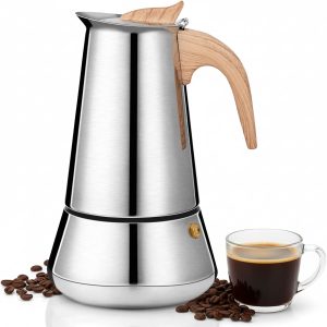 VINATO Cafetière Italienne 6 Tasses