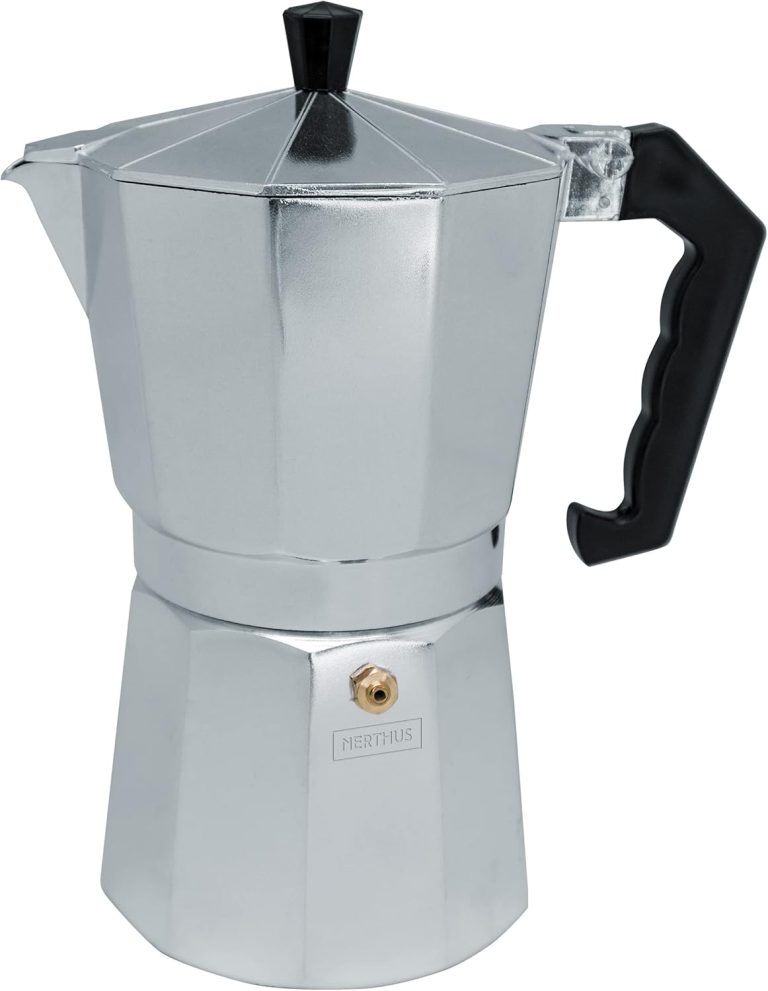 NERTHUS FIH 833 cafetière italienne induction 3 tasses idéale pour café espresso quotidien
